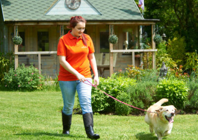 Off for a walk at Woodlands Resort -Chevening